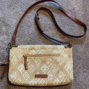 Lucky Brand Cloth Shoulder / Crossbody Bag Purse